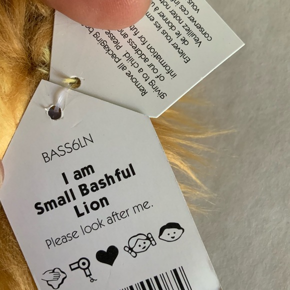 🎉LAST ONE🎉 Jellycat 8 in Small Bashful Lion Plush Toy - NWT - Picture 3 of 6